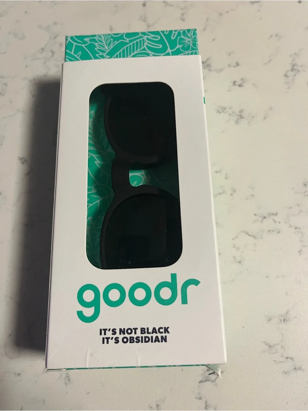 goodr Obsidian Black unisex Polarized Sunglasses